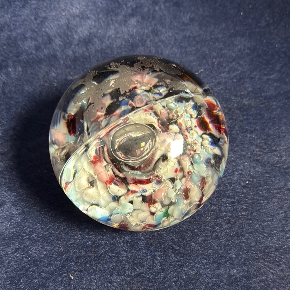 Colorful Glass Paperweight